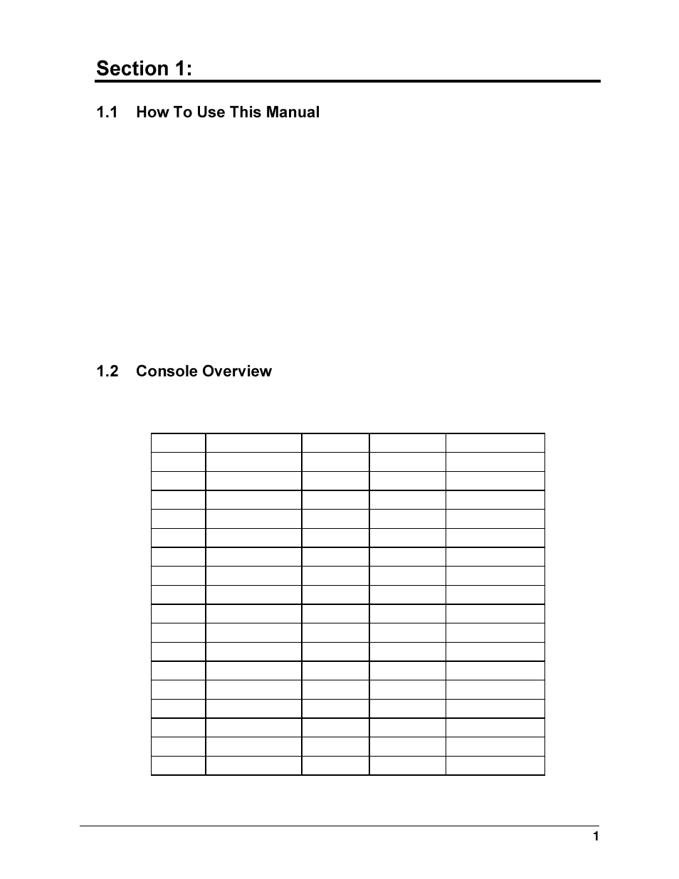 Introduction, How to use this manual, Console overview | Daktronics All Sport 2000 Series User Manual | Page 7 / 53