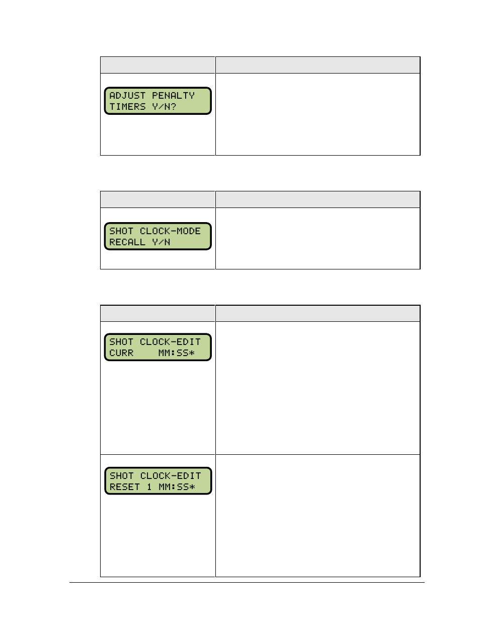 Recall shot time, Set shot time | Daktronics All Sport 5000 Series Operation Manual User Manual | Page 123 / 410