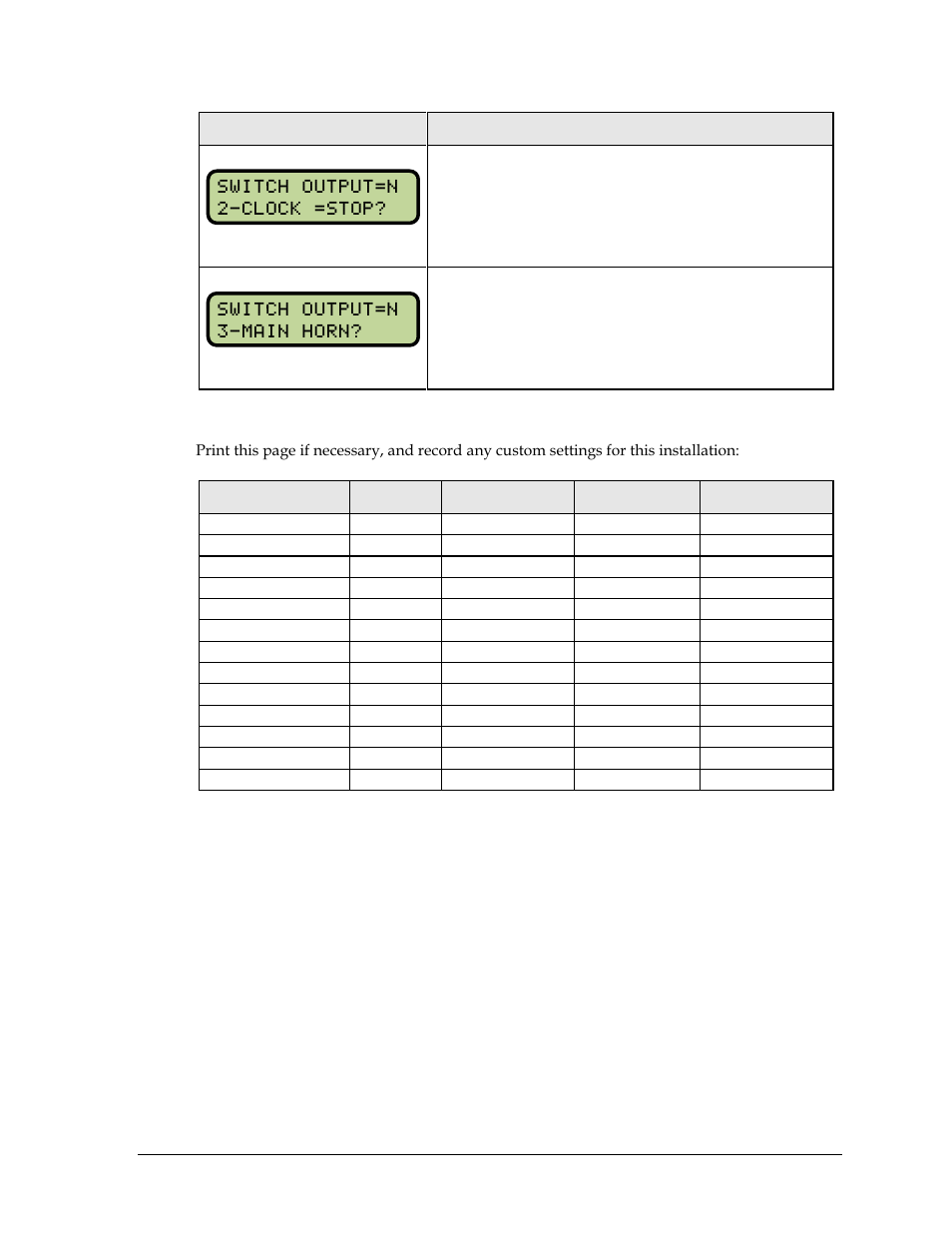 Default settings | Daktronics All Sport 5000 Series Operation Manual User Manual | Page 189 / 410