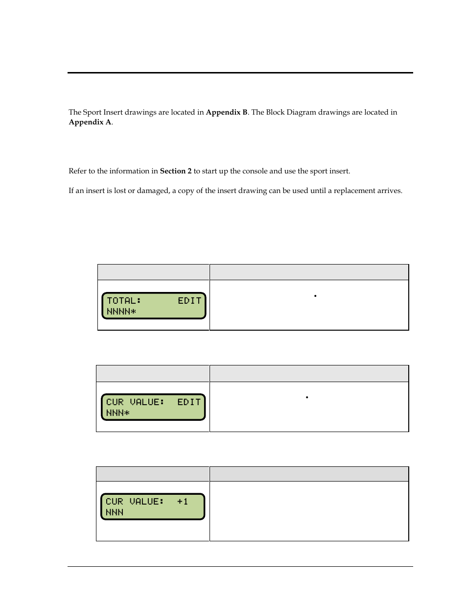 Section 20: strikeout count operations, 1 strikeout keys, Season strikeouts | Game strikeouts, Strikeouts +1, -1, Section 20, Strikeout count operations, Strikeout keys | Daktronics All Sport 5000 Series Operation Manual User Manual | Page 249 / 410