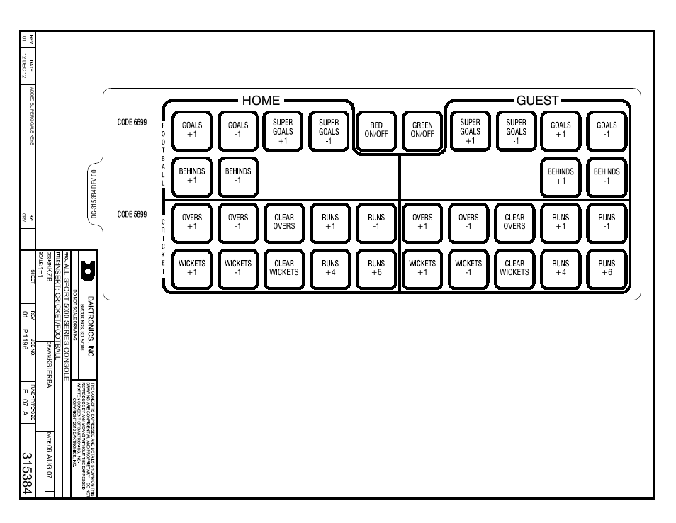 Home, Guest | Daktronics All Sport 5000 Series Operation Manual User Manual | Page 346 / 410