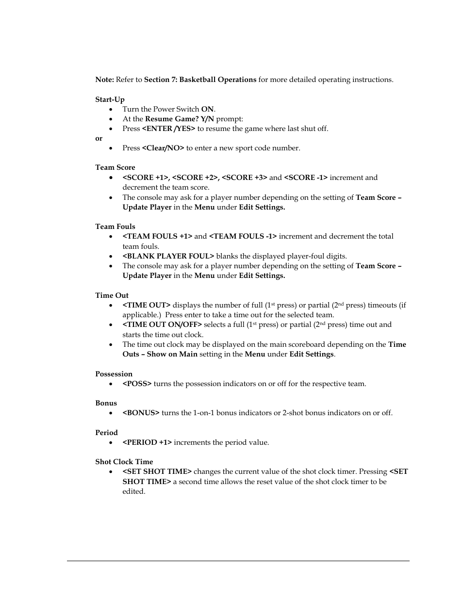 Basketball | Daktronics All Sport 5000 Series Operation Manual User Manual | Page 379 / 410