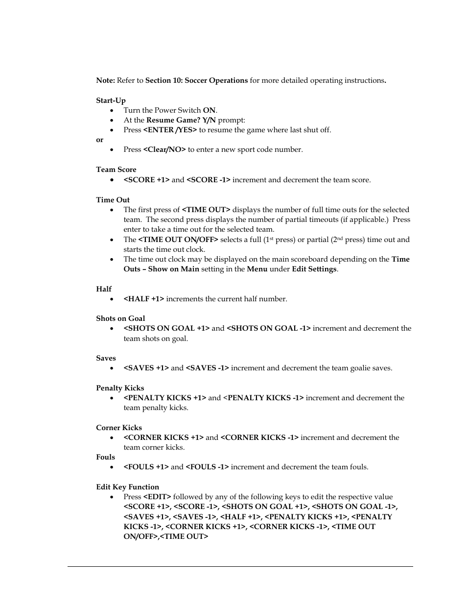 Soccer | Daktronics All Sport 5000 Series Operation Manual User Manual | Page 385 / 410