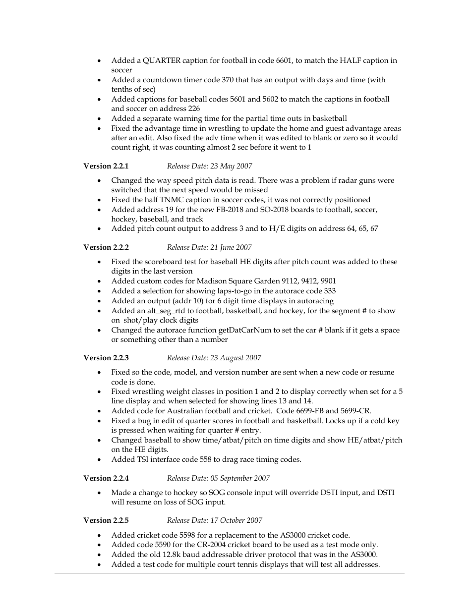 Daktronics All Sport 5000 Series Operation Manual User Manual | Page 402 / 410