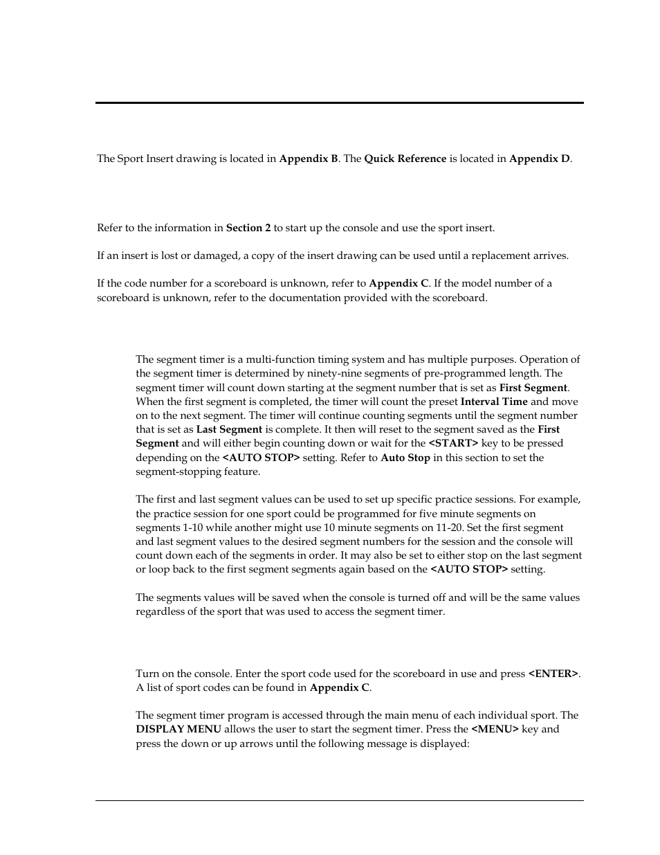 Section 3: segment timer operations, 1 segment timer overview, 2 accessing segment timer | Section 3, Segment timer operations, Segment timer overview, Accessing segment timer | Daktronics All Sport 5000 Series Operation Manual User Manual | Page 41 / 410
