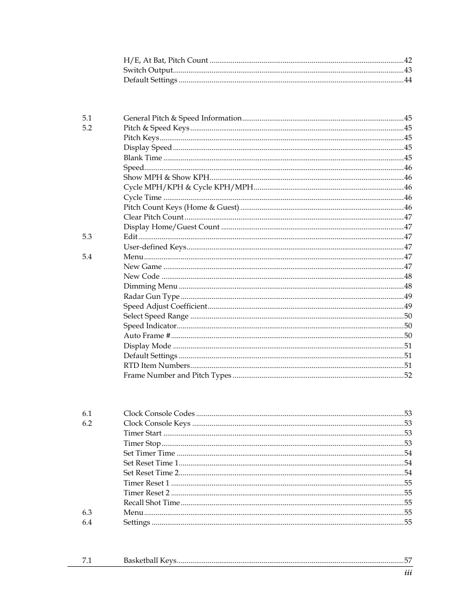 Daktronics All Sport 5000 Series Operation Manual User Manual | Page 5 / 410