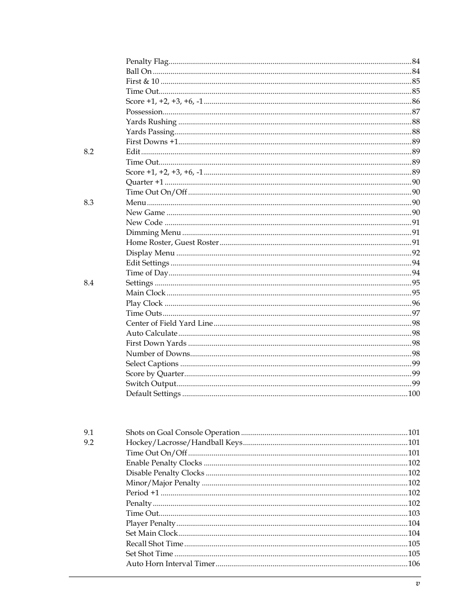 Daktronics All Sport 5000 Series Operation Manual User Manual | Page 7 / 410