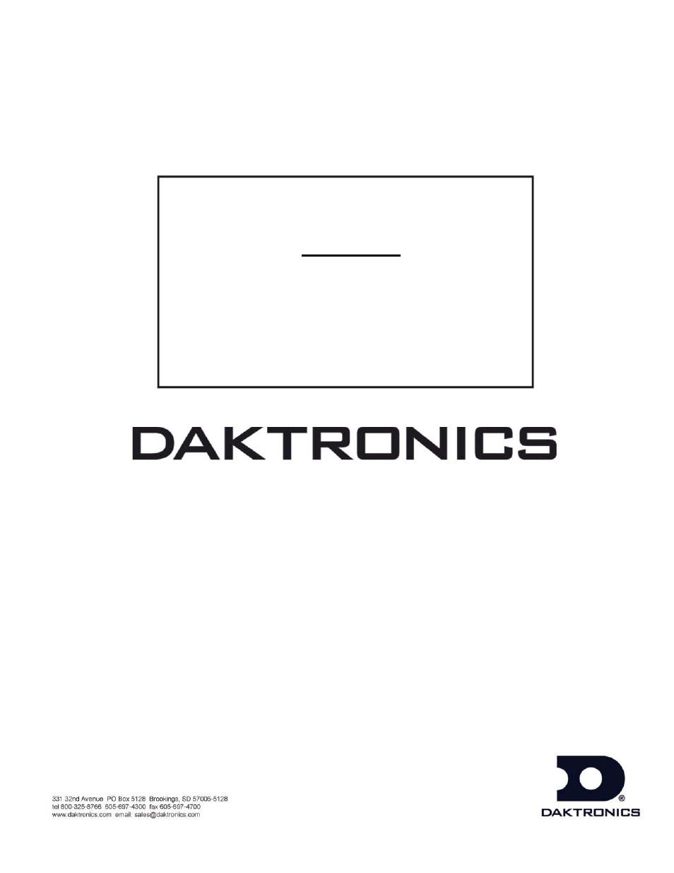 Daktronics All Sport 5100 Timer User Manual | 149 pages