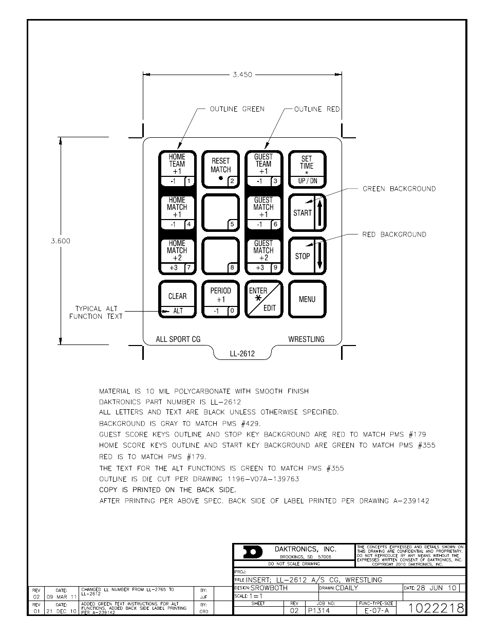 Daktronics All Sport CG User Manual | Page 37 / 44