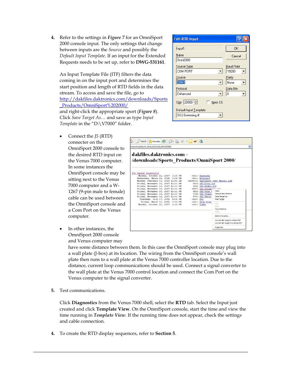 Daktronics Aquatics Interface with Daktronics Matrix Displays User Manual | Page 12 / 47