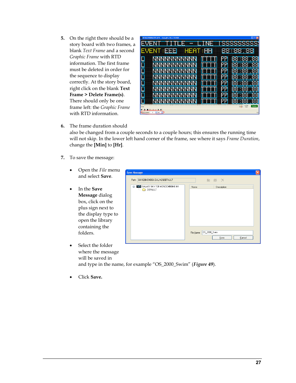 Daktronics Aquatics Interface with Daktronics Matrix Displays User Manual | Page 31 / 47