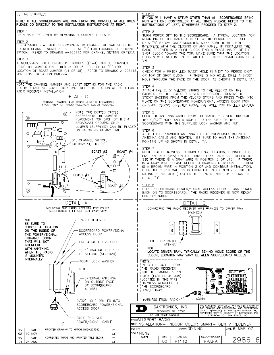 Daktronics Gen V Radio User Manual | Page 26 / 32
