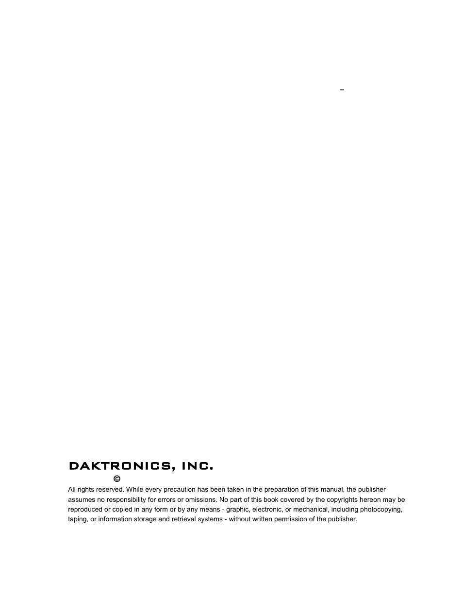 Daktronics, inc | Daktronics Gen V Radio User Manual | Page 3 / 32