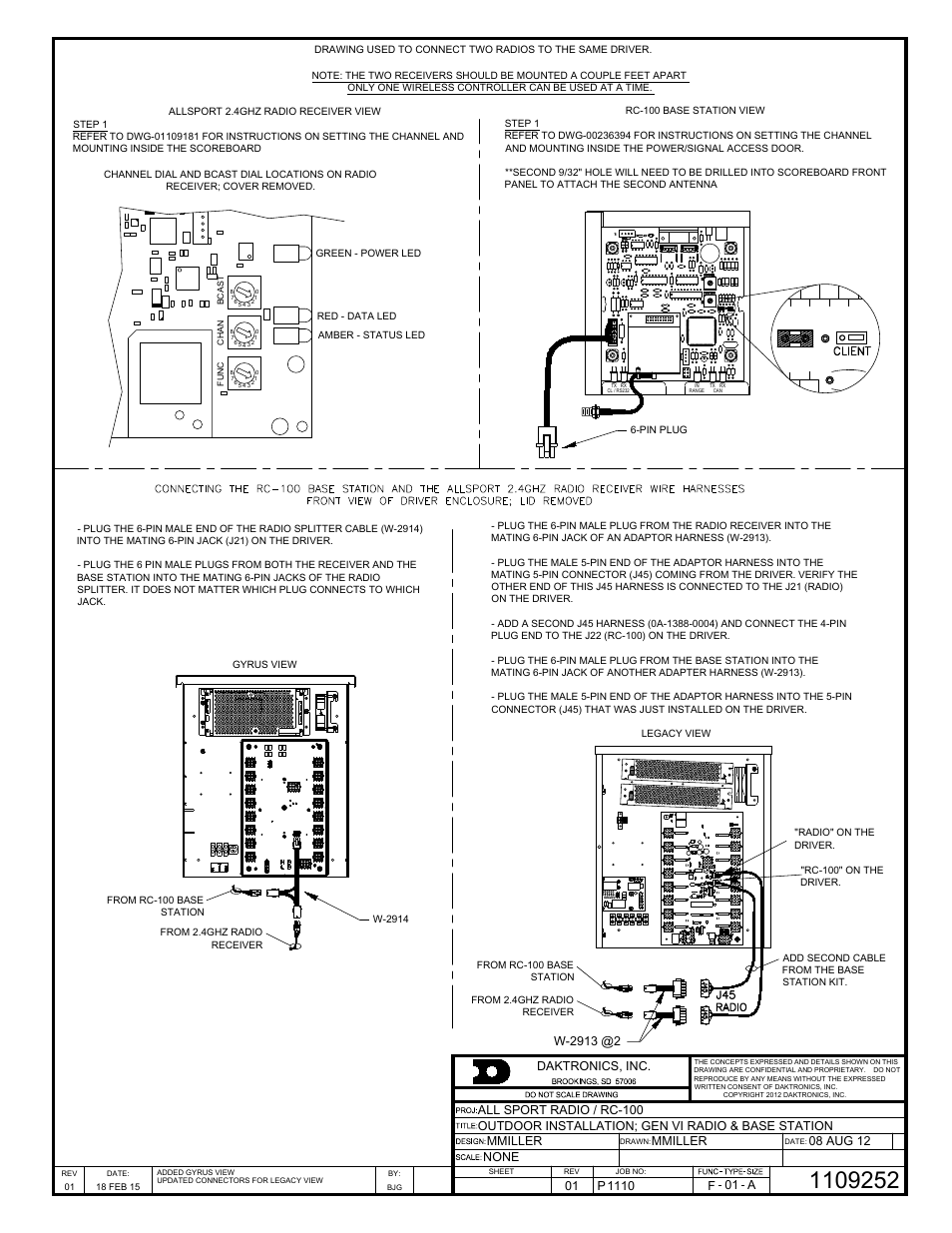 Daktronics, inc | Daktronics Gen VI Radio User Manual | Page 31 / 38