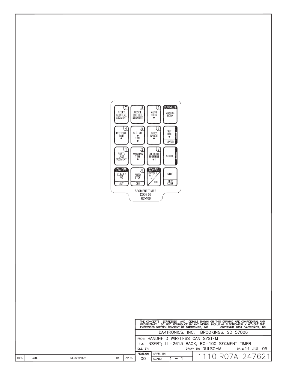 Daktronics Remote Control System RC-100 User Manual | Page 103 / 112