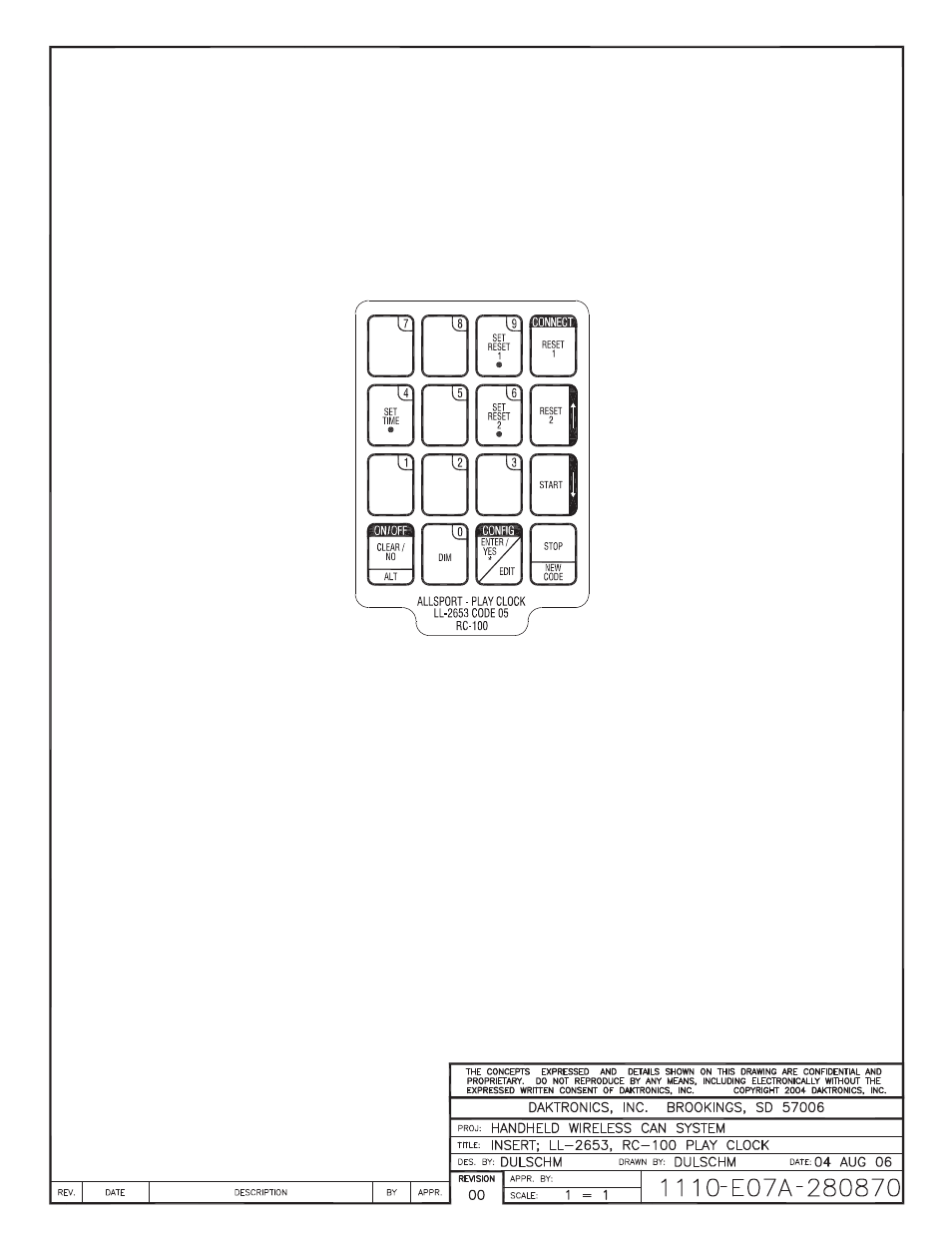 Daktronics Remote Control System RC-100 User Manual | Page 105 / 112