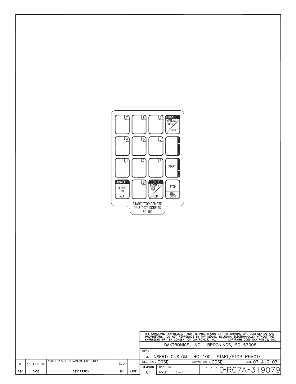 Daktronics Remote Control System RC-100 User Manual | Page 107 / 112