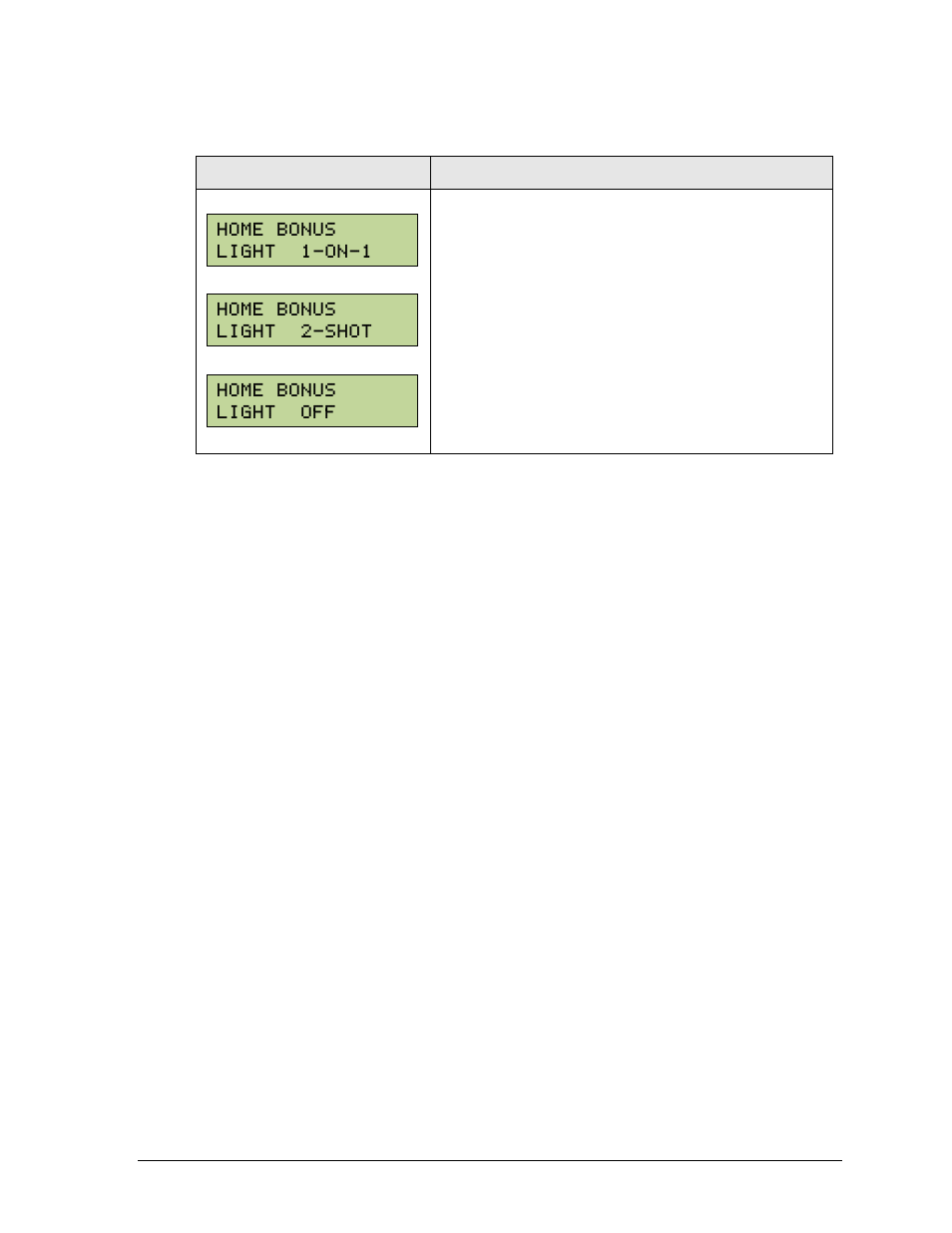 Bonus (alternate function) | Daktronics Remote Control System RC-100 User Manual | Page 59 / 112