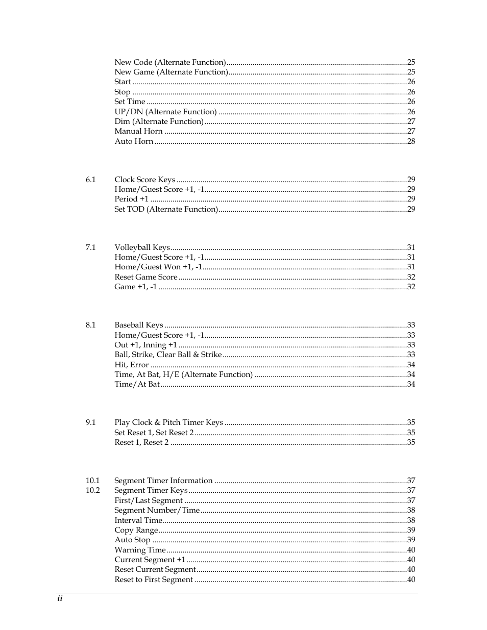 Daktronics Remote Control System RC-100 User Manual | Page 6 / 112