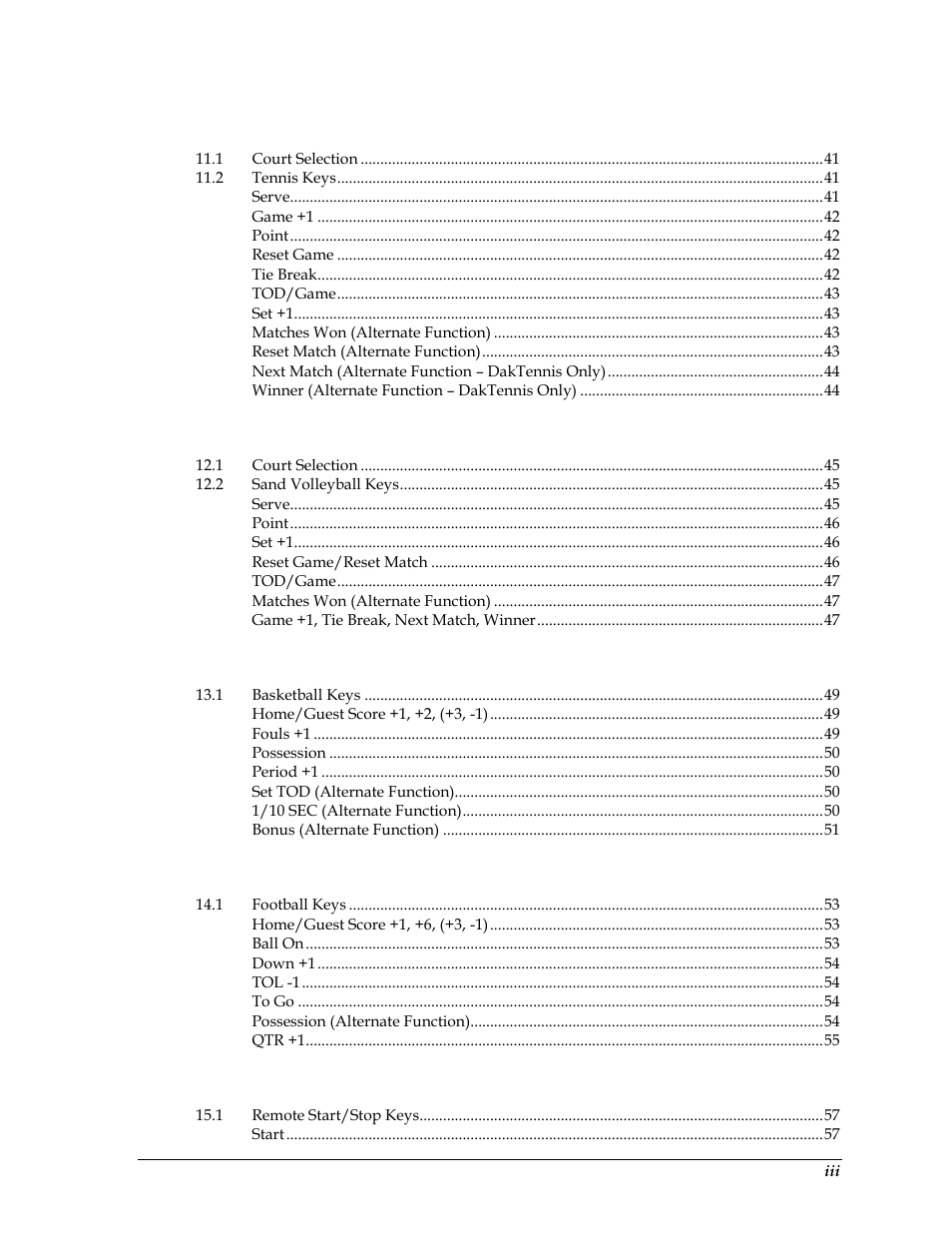 Daktronics Remote Control System RC-100 User Manual | Page 7 / 112