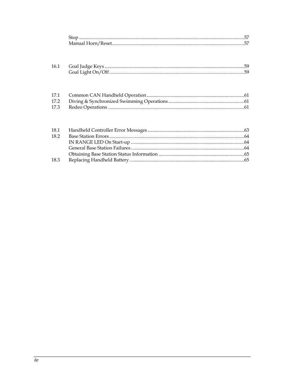 Daktronics Remote Control System RC-100 User Manual | Page 8 / 112