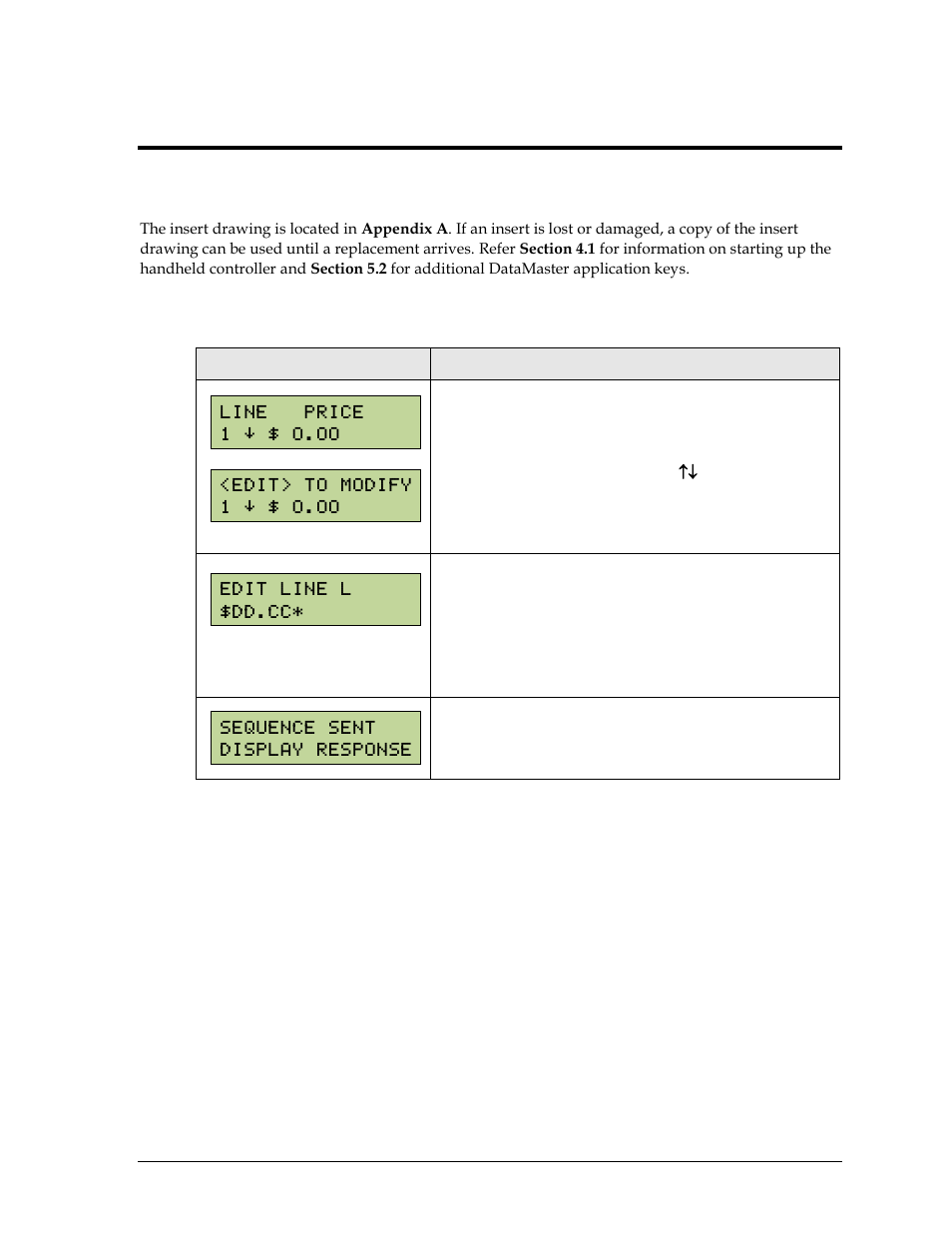 Section 7: rate display operation, 1 rate display controller operation, Section 7 | Rate display operation, Rate display controller operation | Daktronics Remote Control System RC-100 User Manual | Page 37 / 54