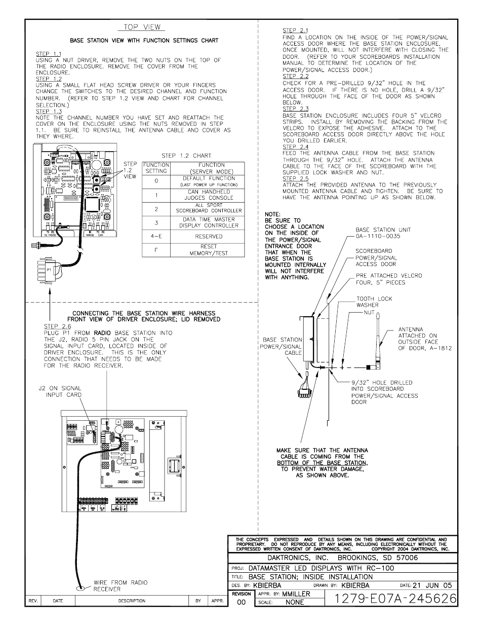 Daktronics Remote Control System RC-100 User Manual | Page 49 / 54