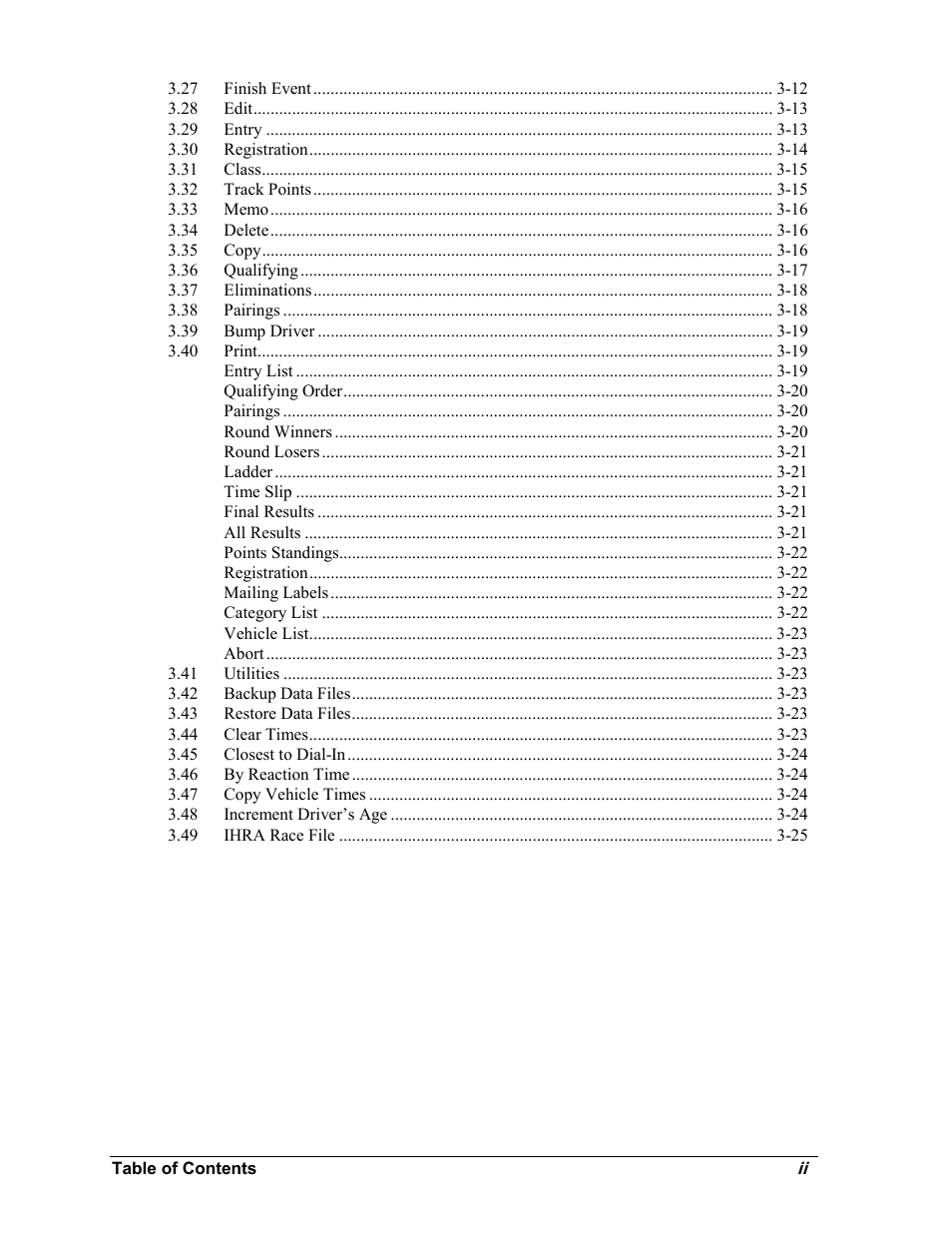 Daktronics CARS User Manual | Page 4 / 68