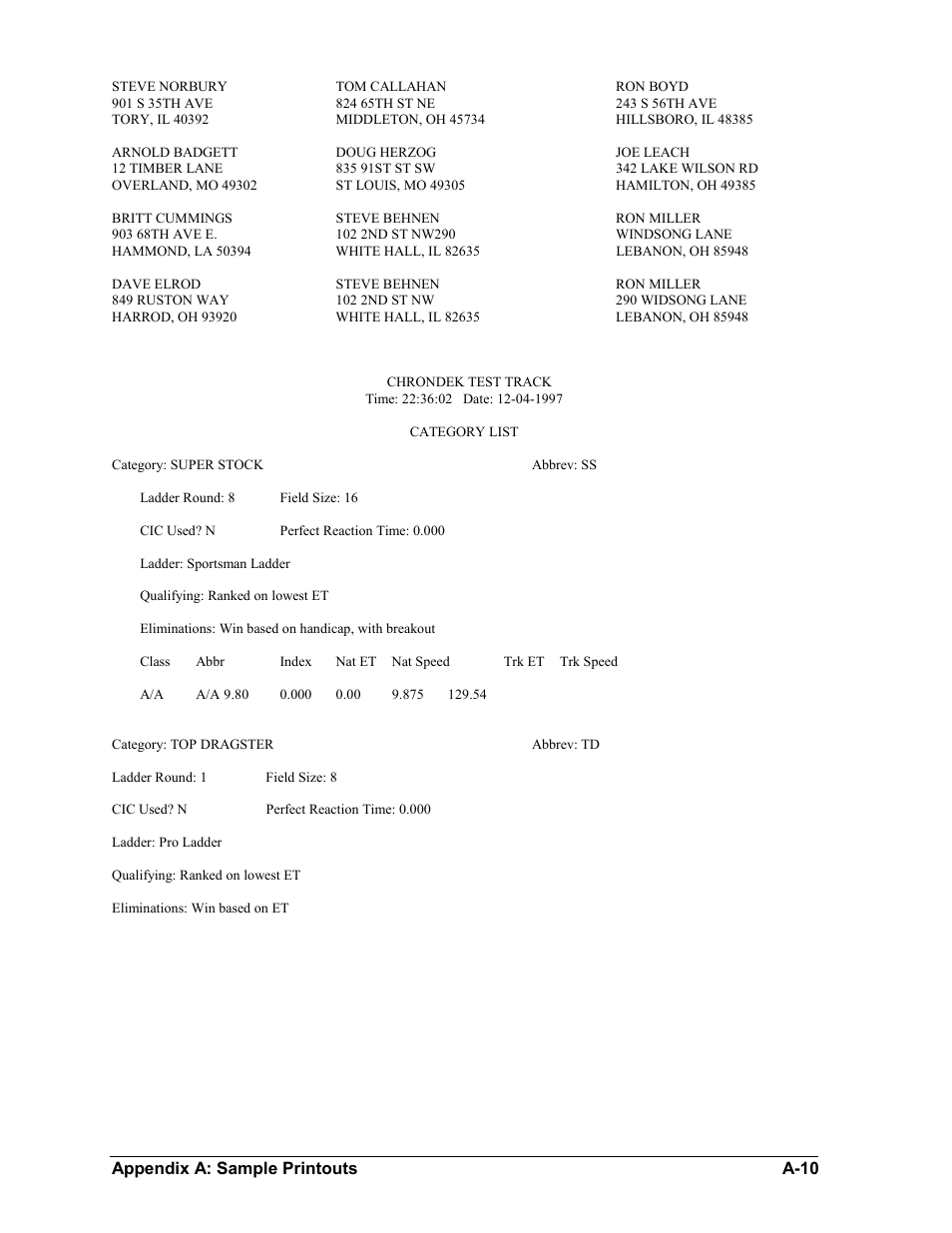 Daktronics CARS User Manual | Page 50 / 68