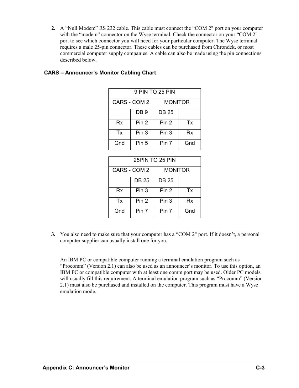 Daktronics CARS User Manual | Page 57 / 68