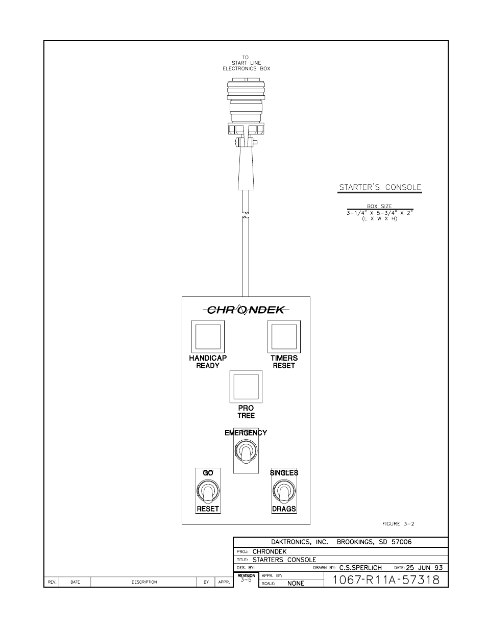 Drawing a-57318 | Daktronics C44 User Manual | Page 68 / 81
