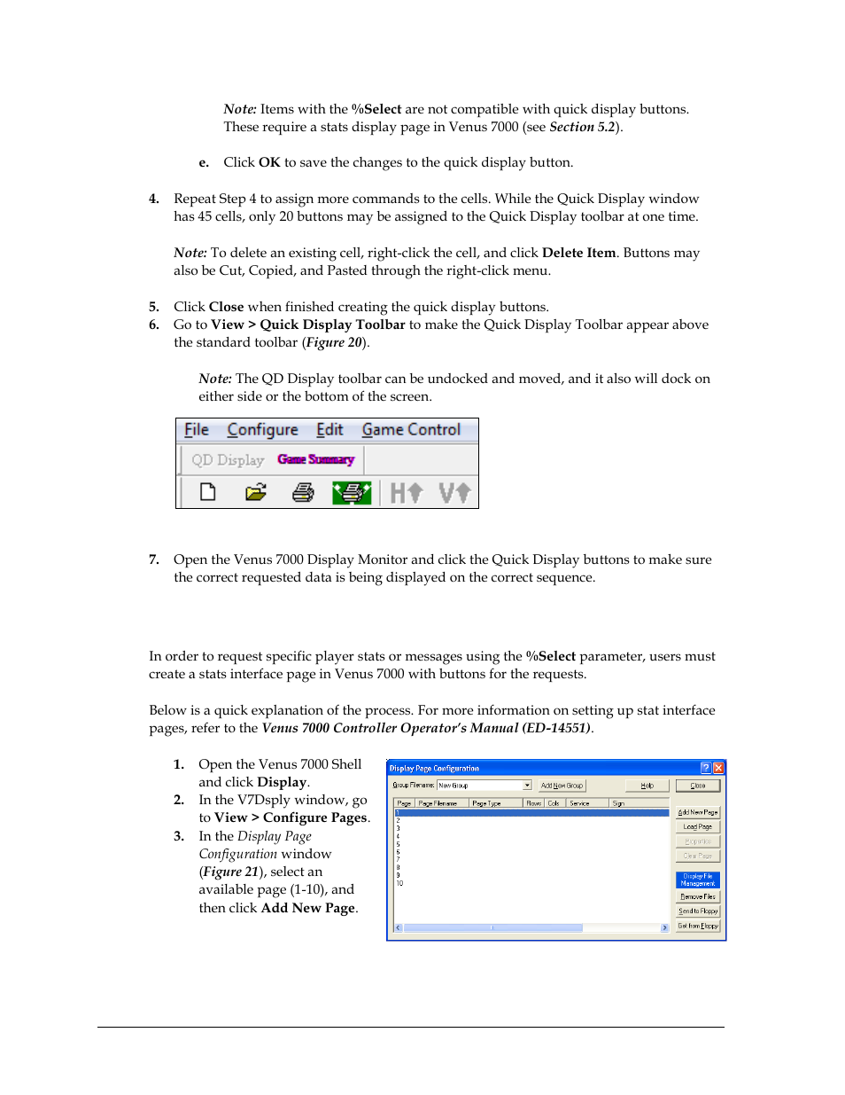 2 stats interface pages | Daktronics DakStats Baseball Software User Manual | Page 18 / 31
