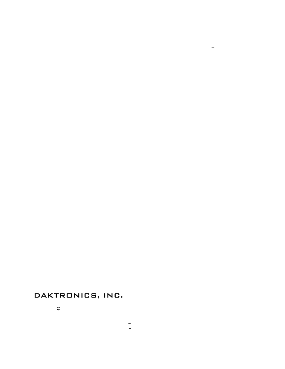 Daktronics, inc | Daktronics DakStats Baseball Software User Manual | Page 2 / 73