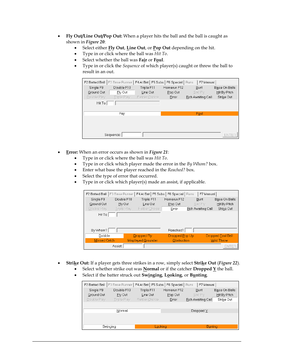 Daktronics DakStats Baseball Software User Manual | Page 26 / 73