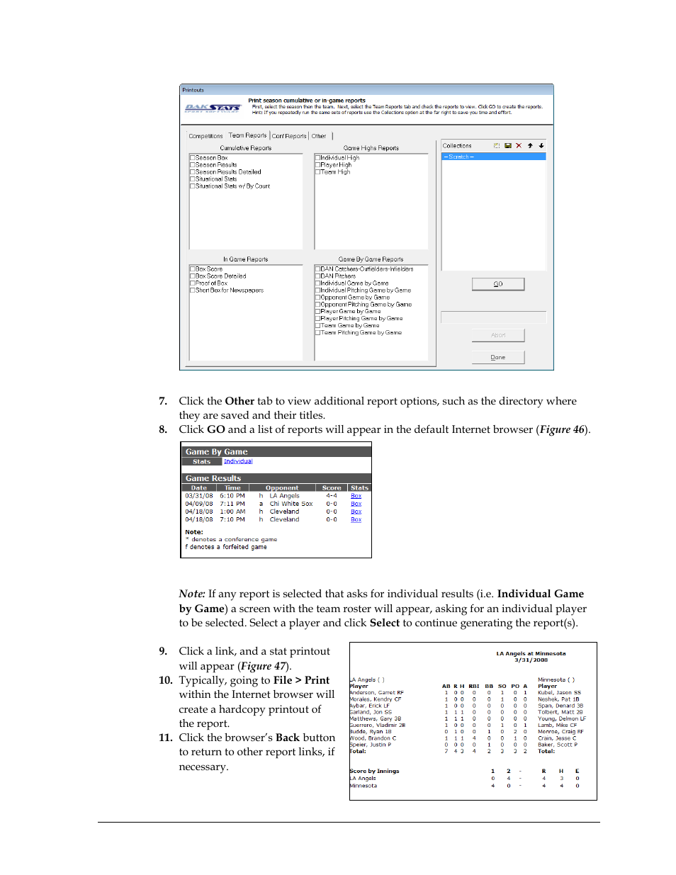 Daktronics DakStats Baseball Software User Manual | Page 39 / 73