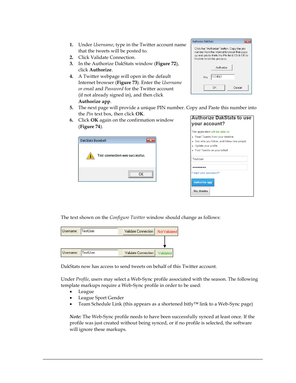 Credentials | Daktronics DakStats Baseball Software User Manual | Page 57 / 73