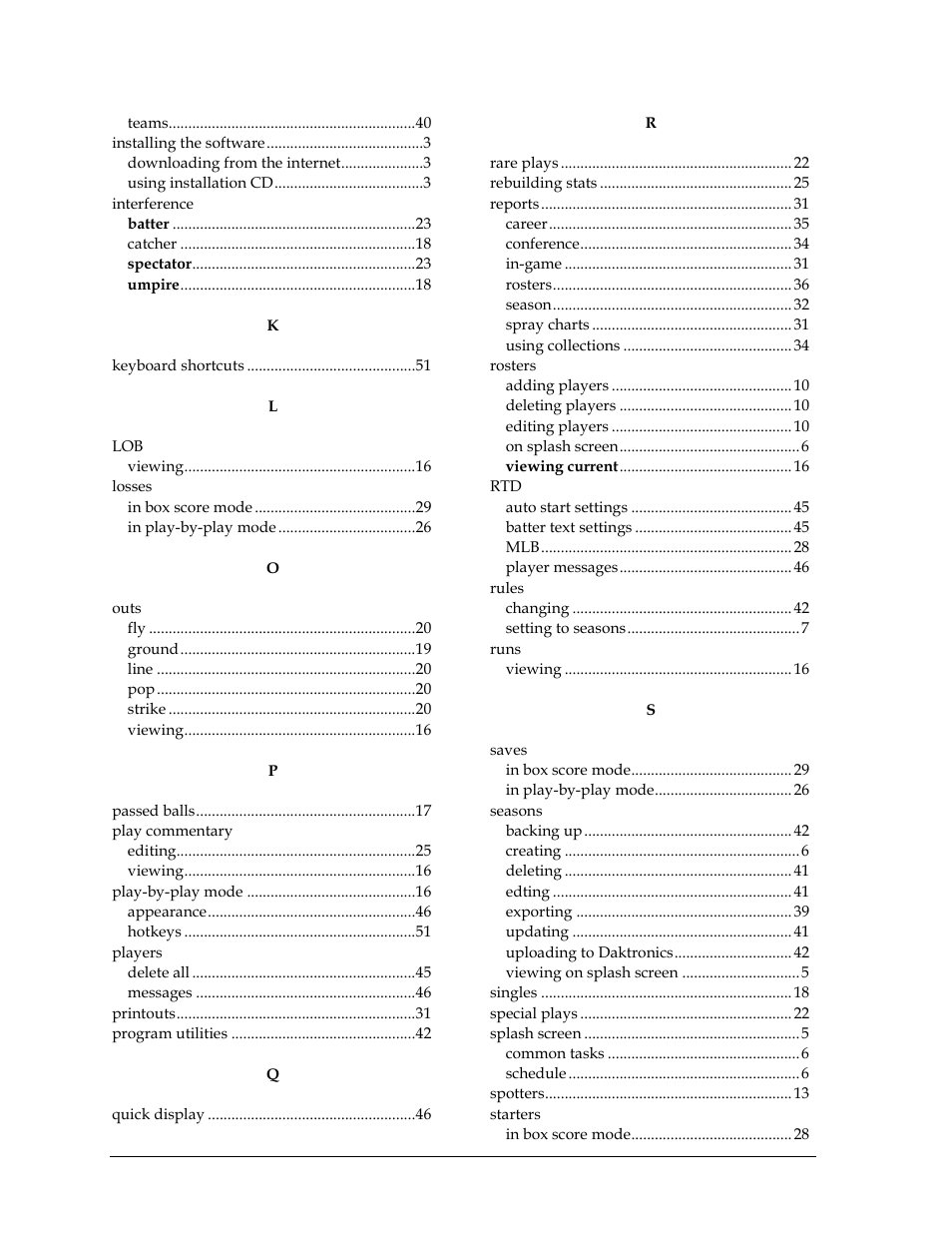 Daktronics DakStats Baseball Software User Manual | Page 64 / 73