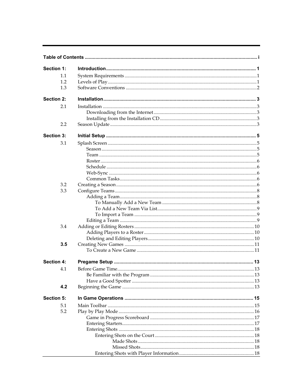 Daktronics DakStats Basketball User Manual | Page 3 / 89