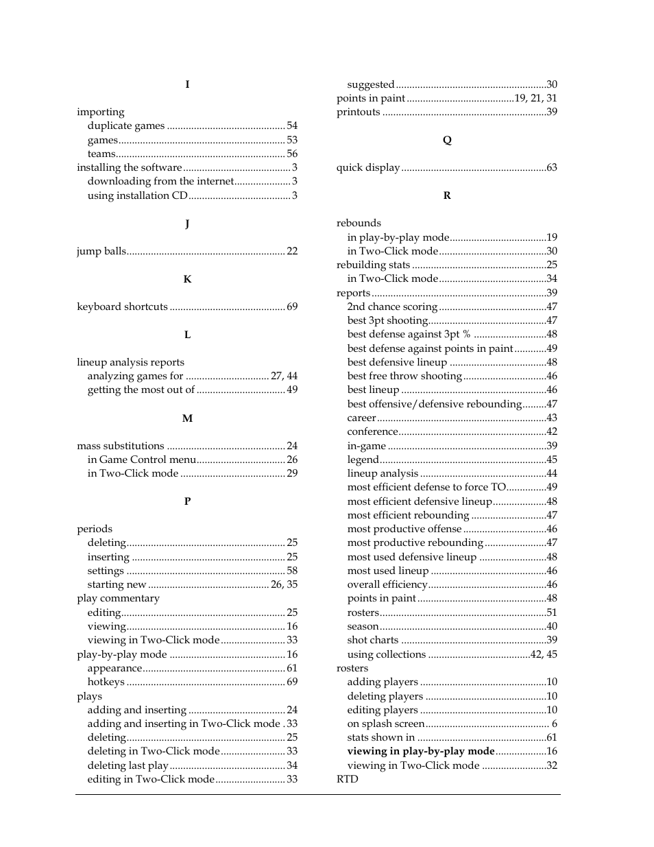 Daktronics DakStats Basketball User Manual | Page 80 / 89