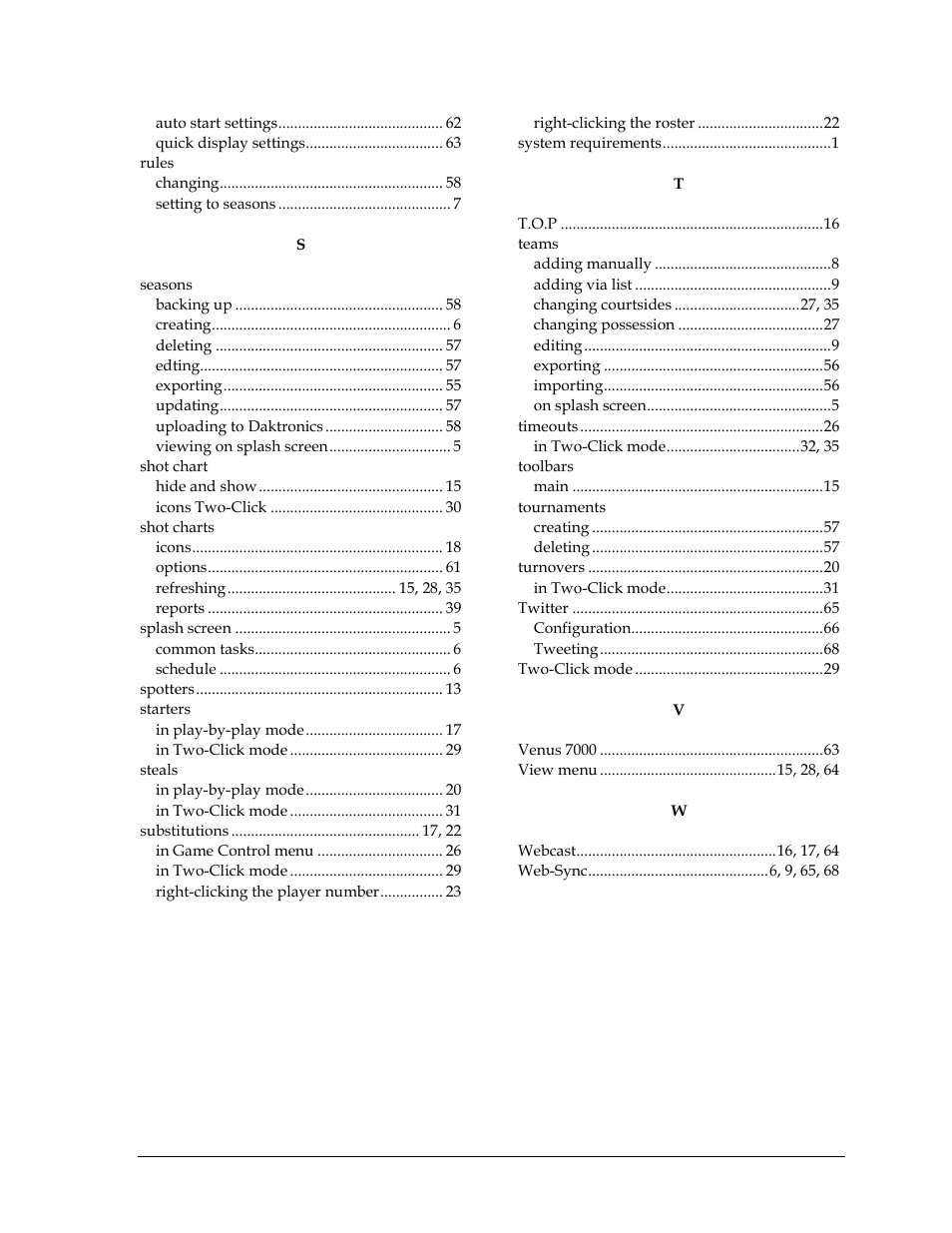 Daktronics DakStats Basketball User Manual | Page 81 / 89