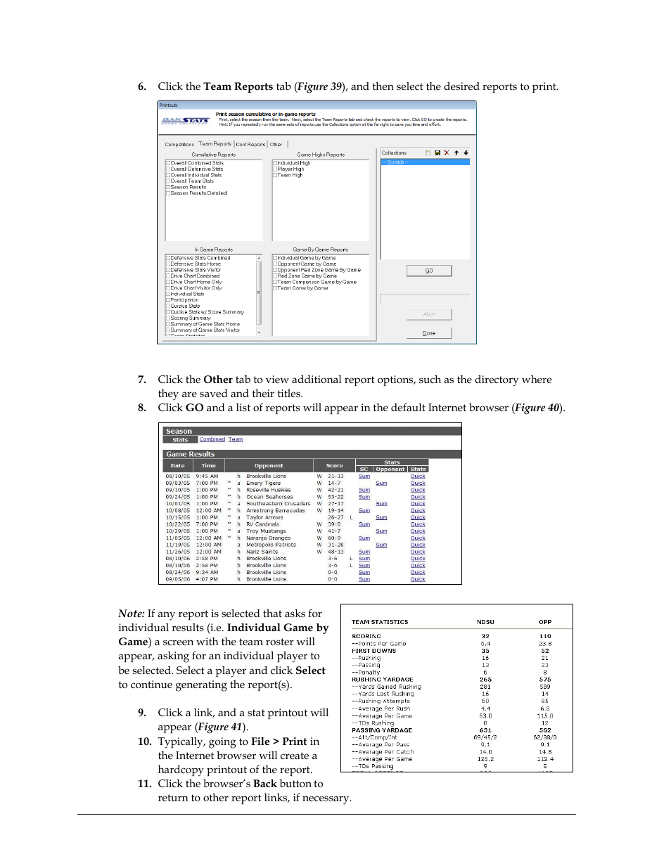 Daktronics DakStats Football User Manual | Page 40 / 77