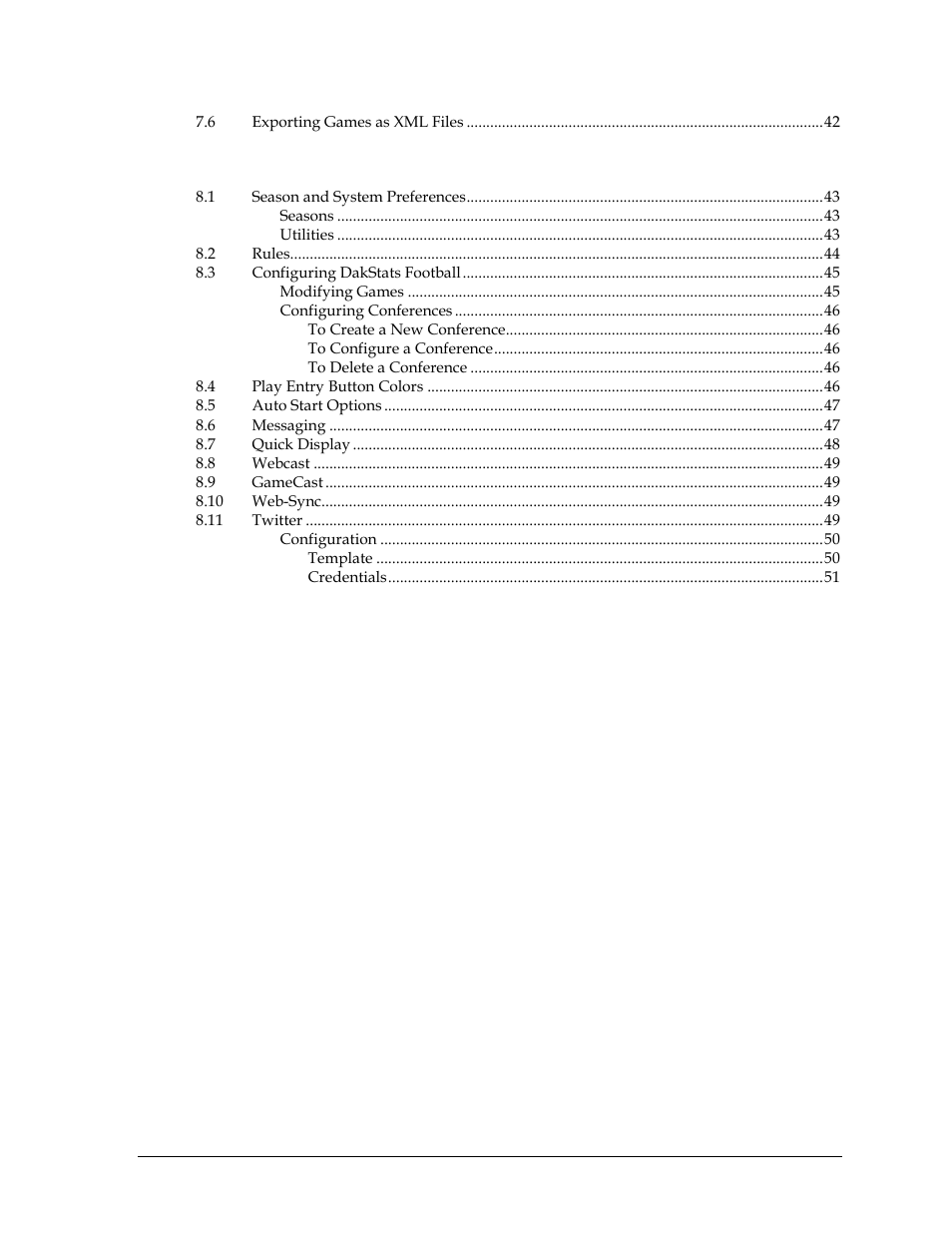 Daktronics DakStats Football User Manual | Page 5 / 77