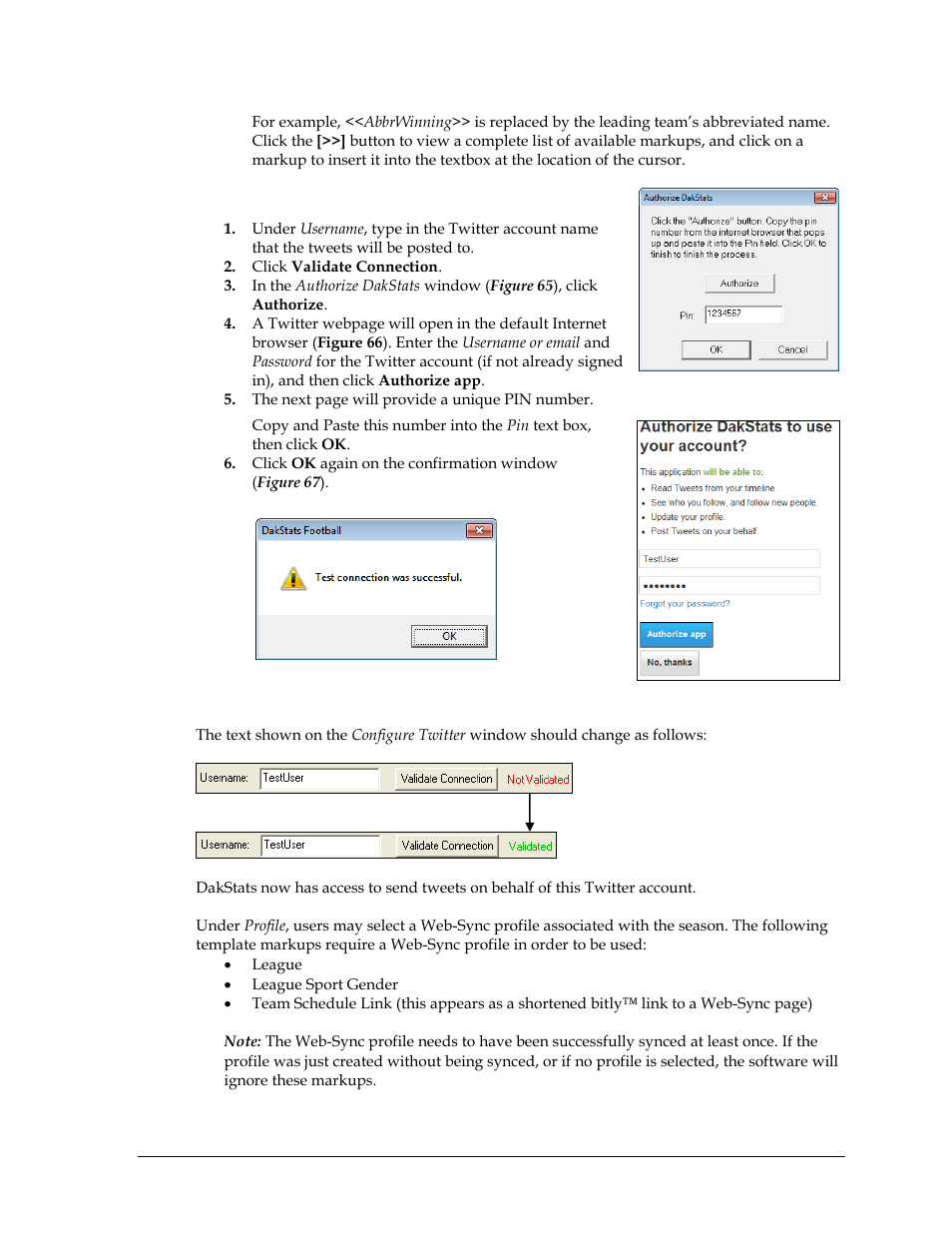 Credentials | Daktronics DakStats Football User Manual | Page 57 / 77