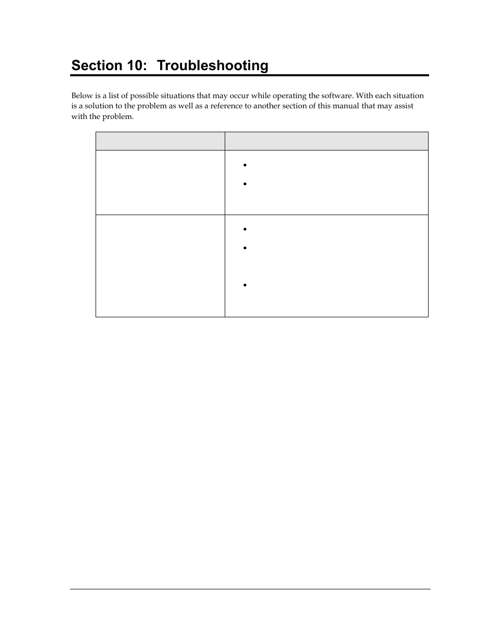 Section 10: troubleshooting, Section 10, Troubleshooting | Daktronics DakStats GameDay Graphics Generator User Manual | Page 33 / 35