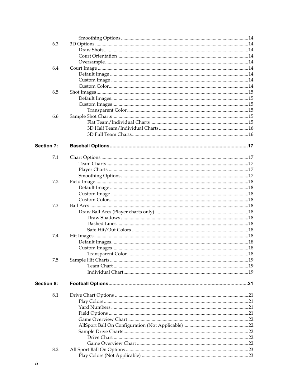 Daktronics DakStats GameDay Graphics Generator User Manual | Page 4 / 35