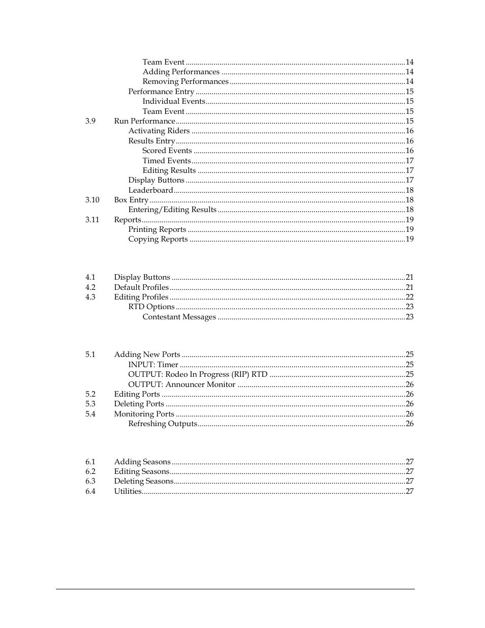 Daktronics DakStats 3000 Rodeo User Manual | Page 4 / 37