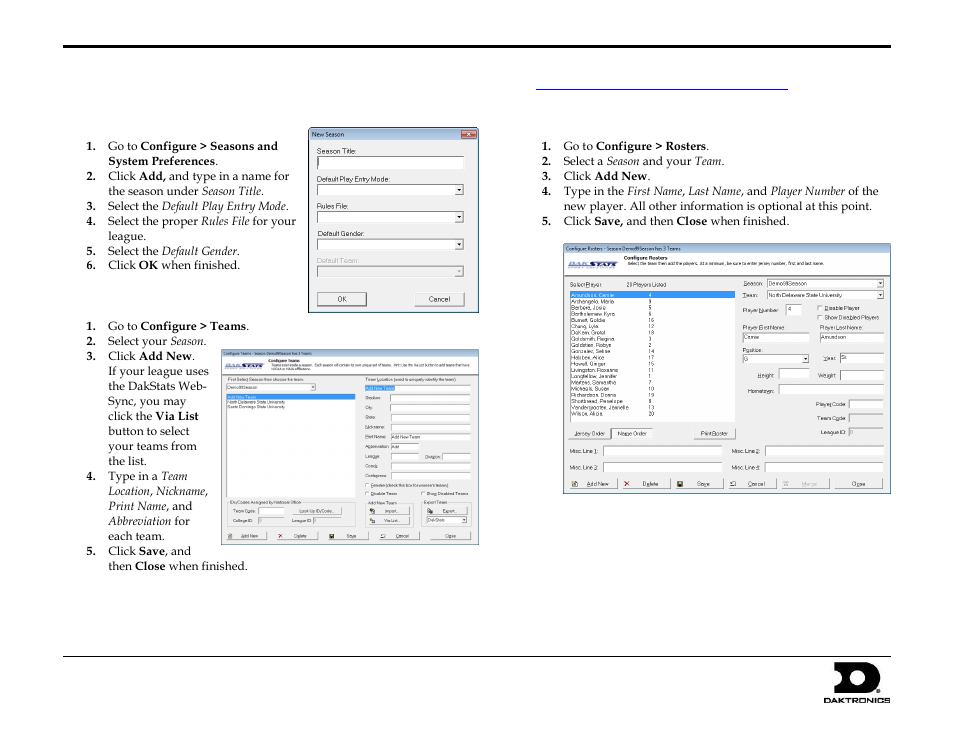 Daktronics DakStats Soccer User Manual | 7 pages
