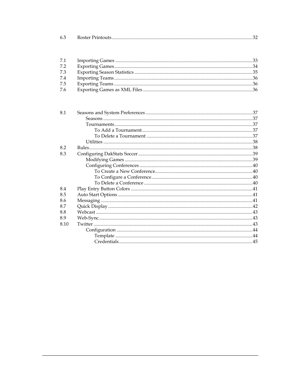 Daktronics DakStats Soccer User Manual | Page 5 / 65