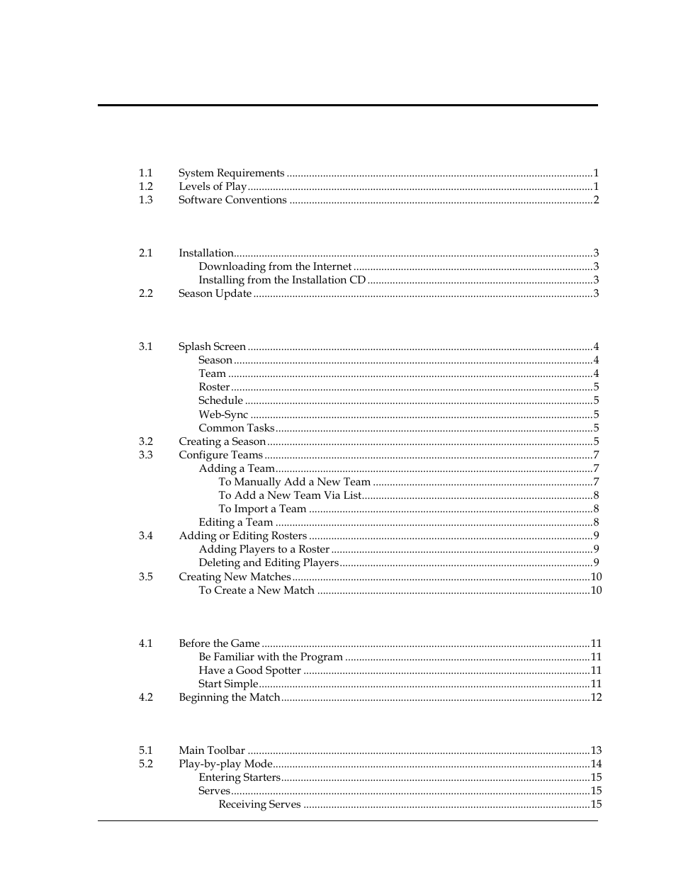 Daktronics DakStats Volleyball User Manual | Page 3 / 67