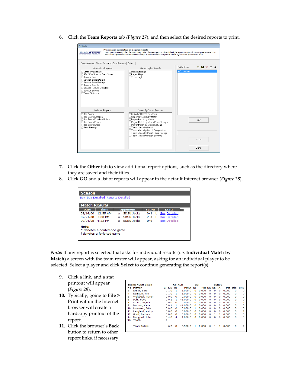 Daktronics DakStats Volleyball User Manual | Page 30 / 67